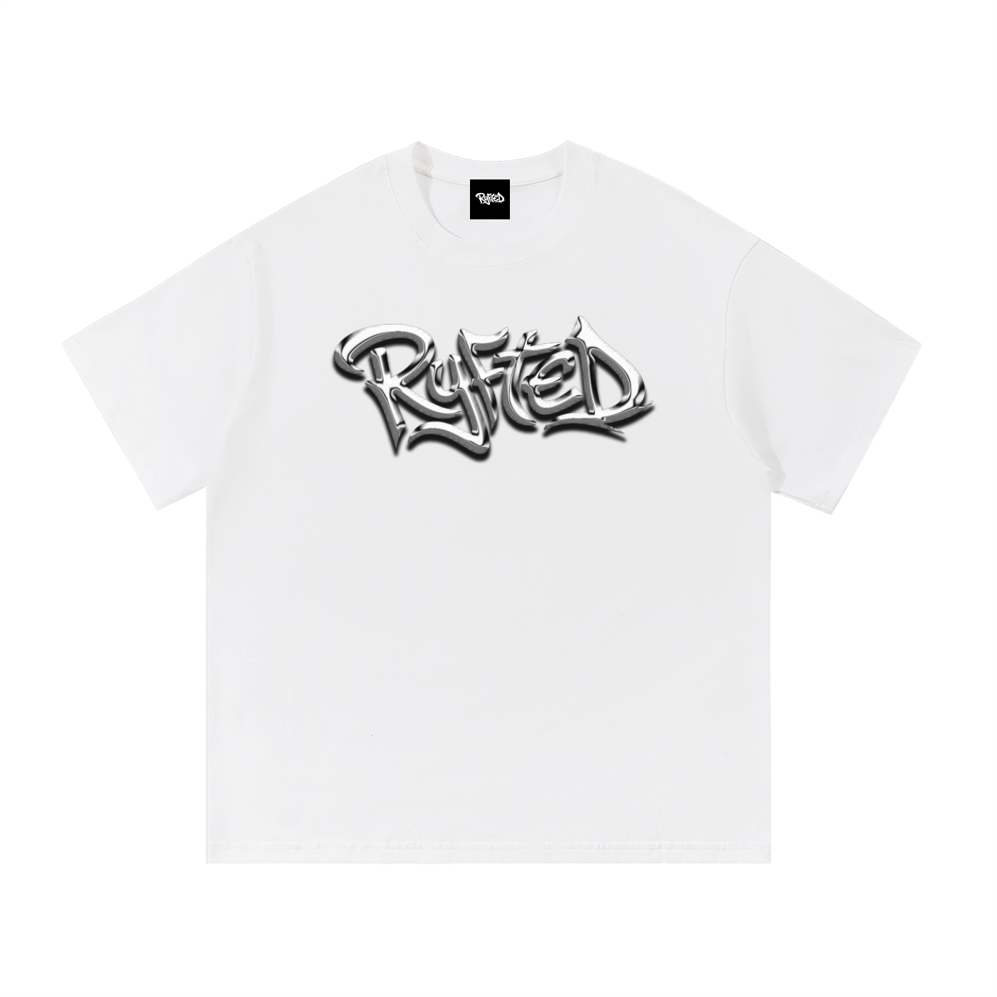 Silver Metallic RYFTED Logo T-shirt