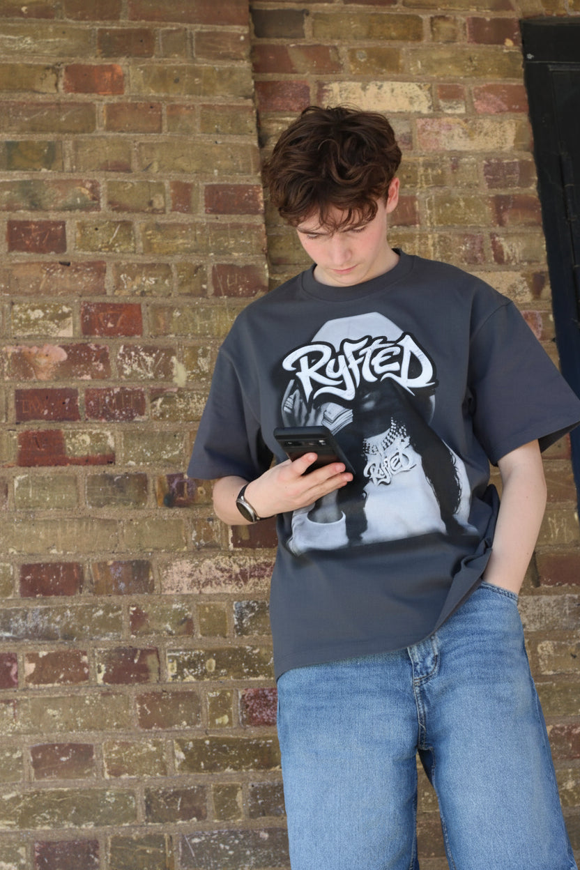 'The RYFTED Girl' Greyscale T-shirt
