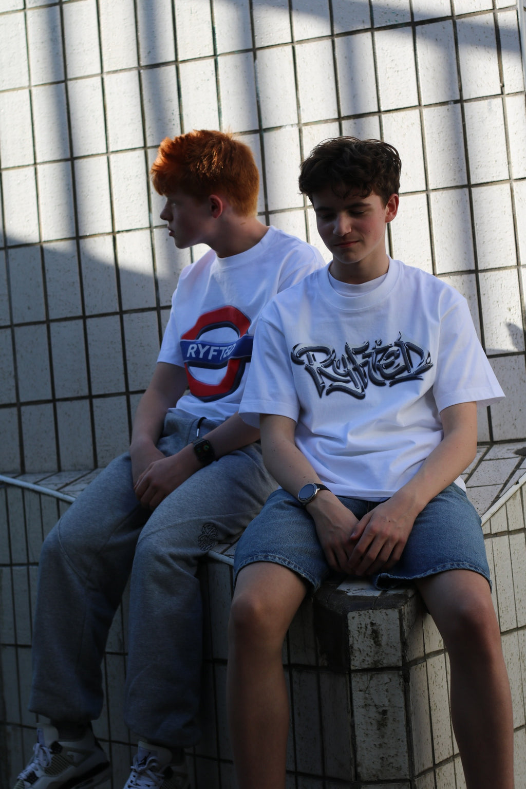 Silver Metallic RYFTED Logo T-shirt